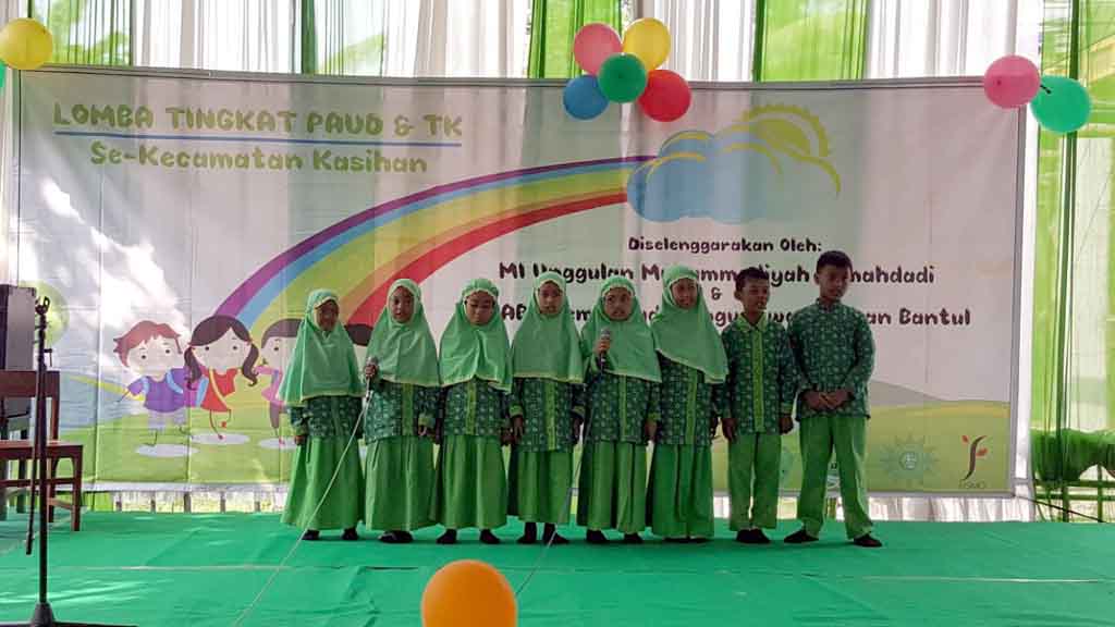 Lomba Tingkat TK Dan PAUD Diselenggarakan Oleh MI Muhammadiyah