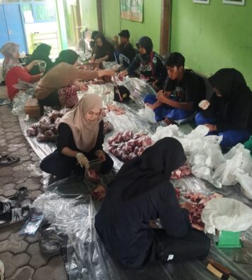 Belajar Qurban di MTS Muhammadiyah Kasihan