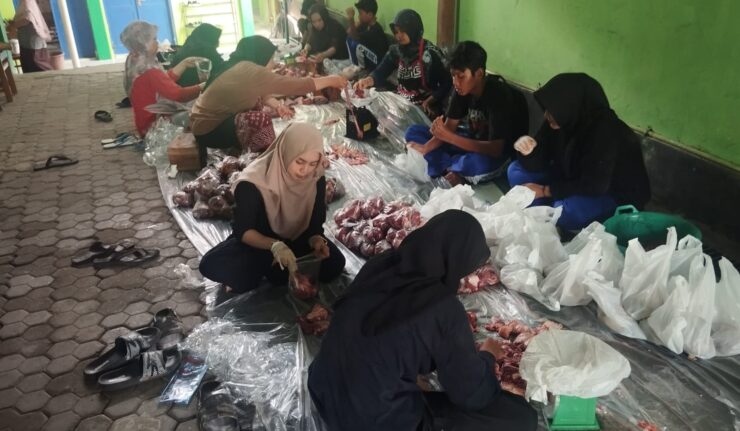 Belajar Qurban di MTS Muhammadiyah Kasihan