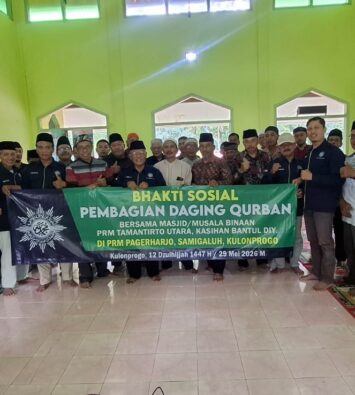 Penyerahan Daging Qurban dari Masyarakat Tamantirto